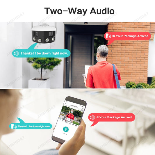 AI Human Detection Security Cam
