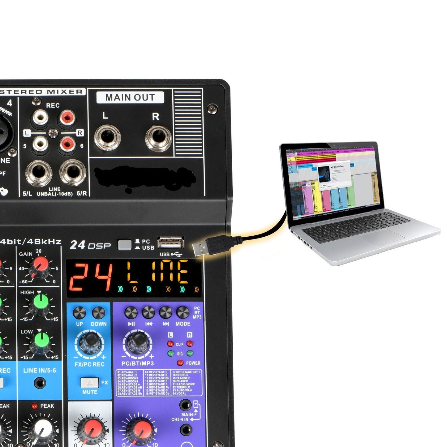 Merlin A7 Sound Mixing Console