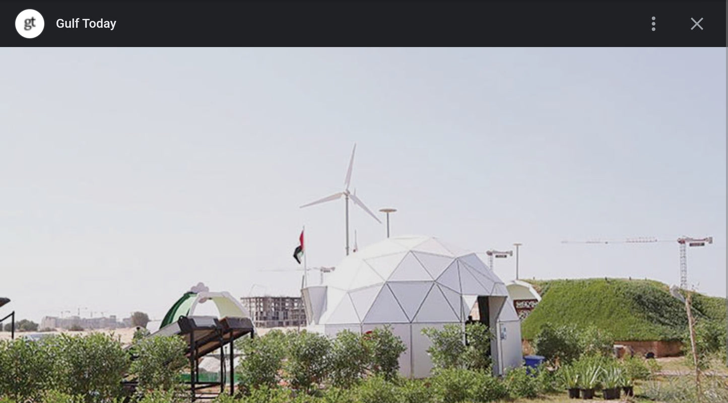 Merlin Urban Farming pod - aquaponic tunnel for rooftop/community lake side