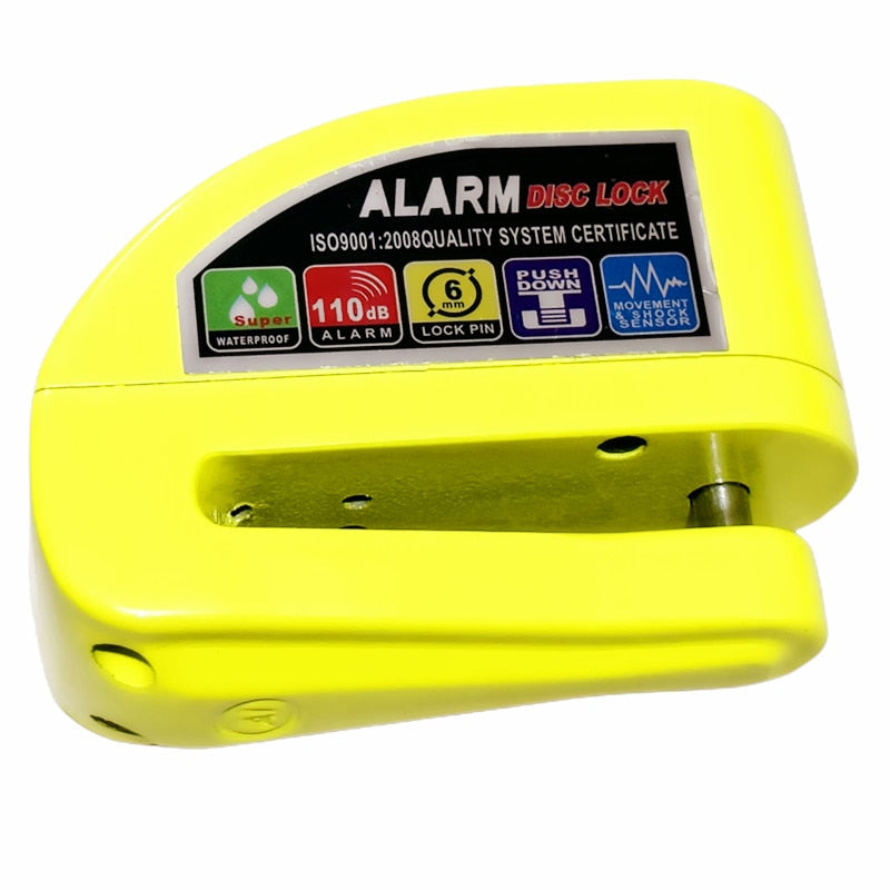 durable Waterproof Motorcycle Alarm Lock