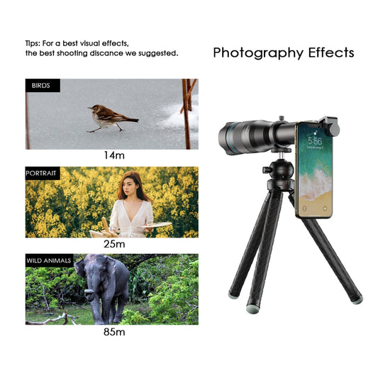 60X Mobile Phone Monocular Telescope