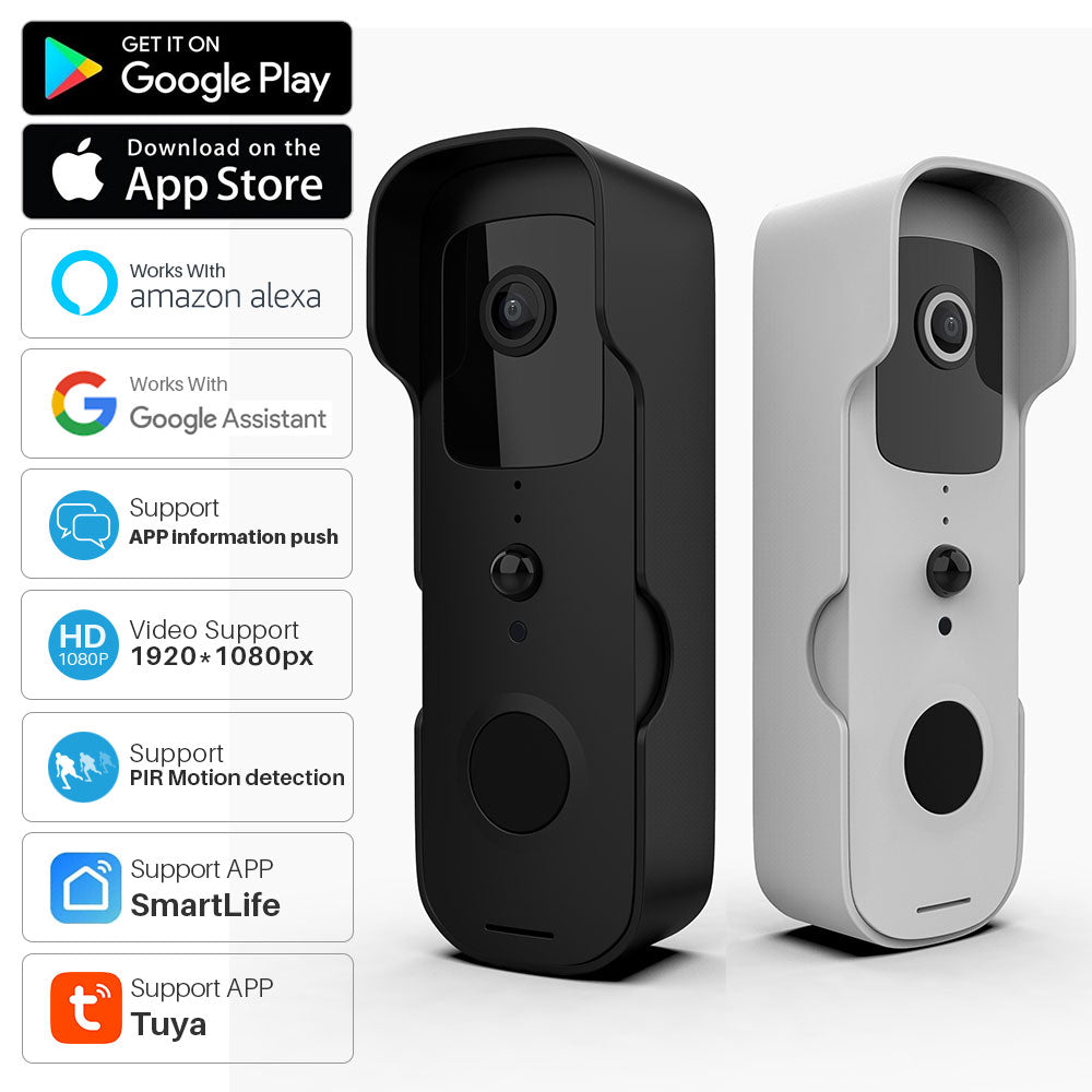 Tuya Smart Video Doorbell WiFi 1080P Video Intercom – Merlin