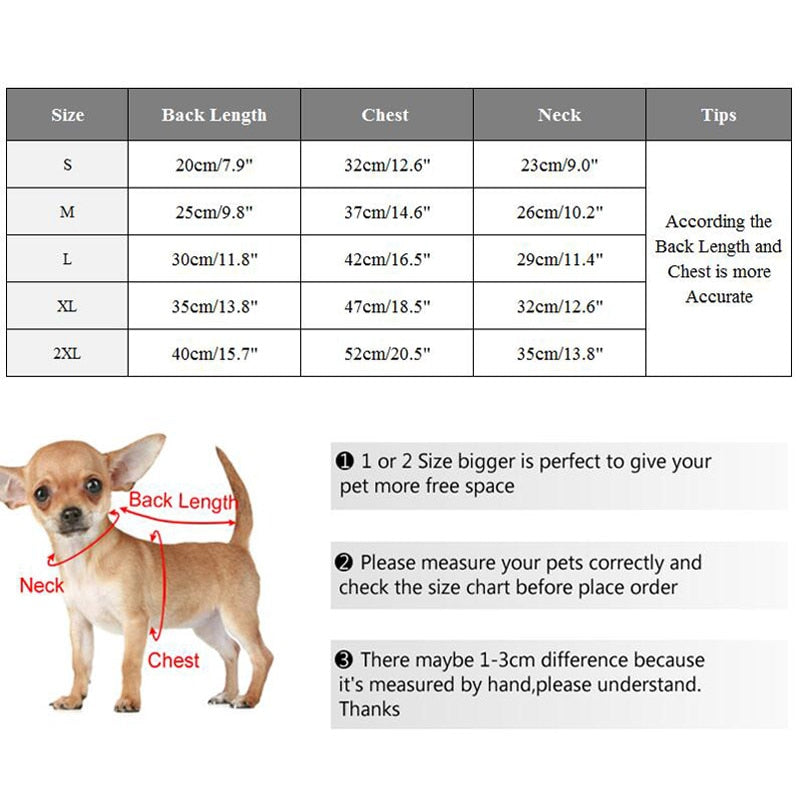 Pawstrip's Pet Dog Winter Coat