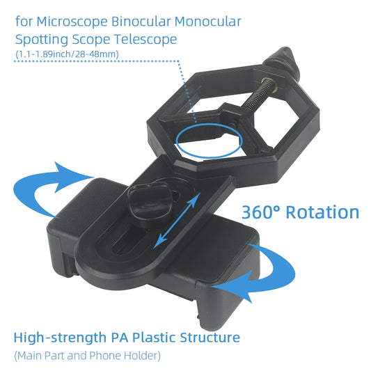 Cell Phone Adapter for Monocular Microscope