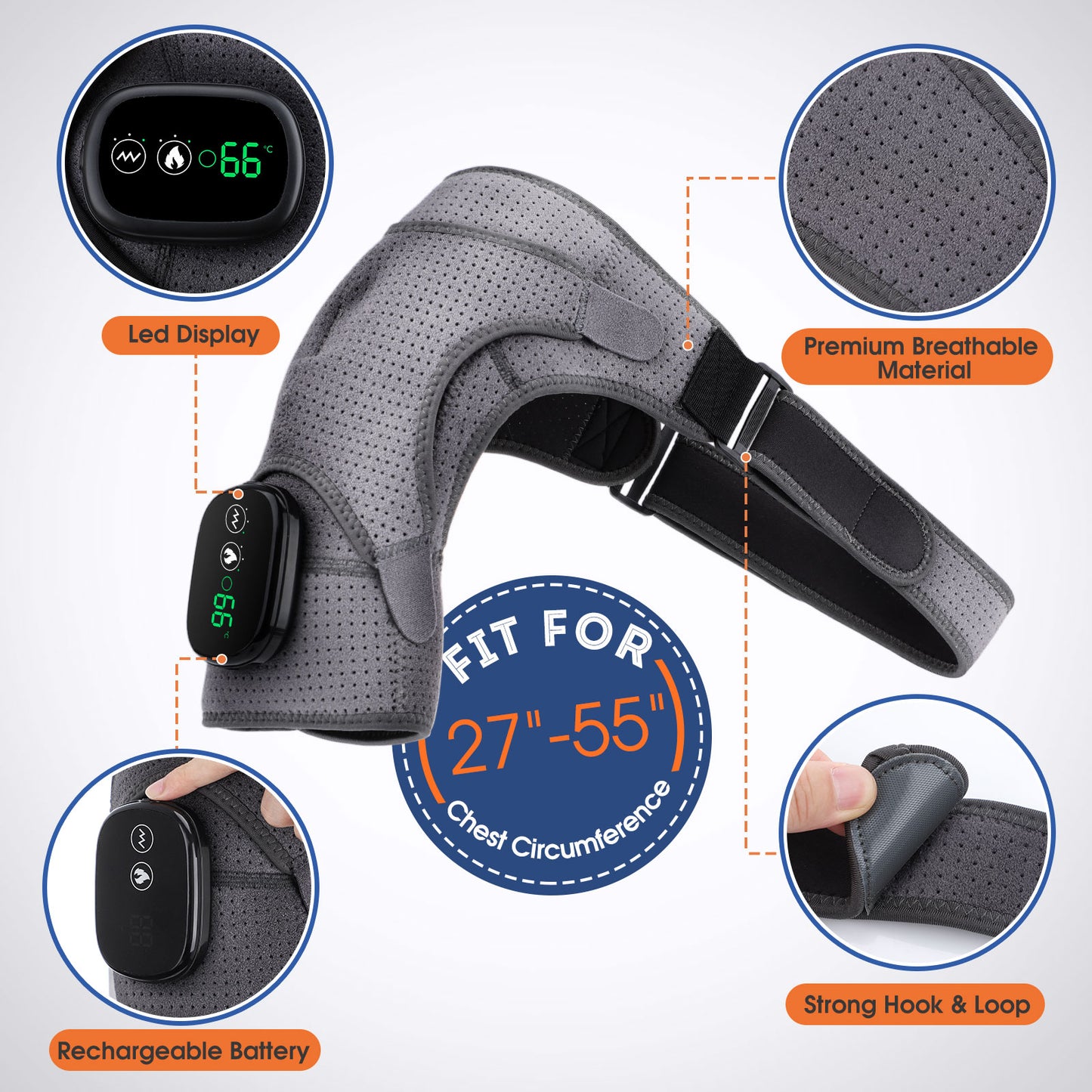 Electric Shoulder Massager Belt