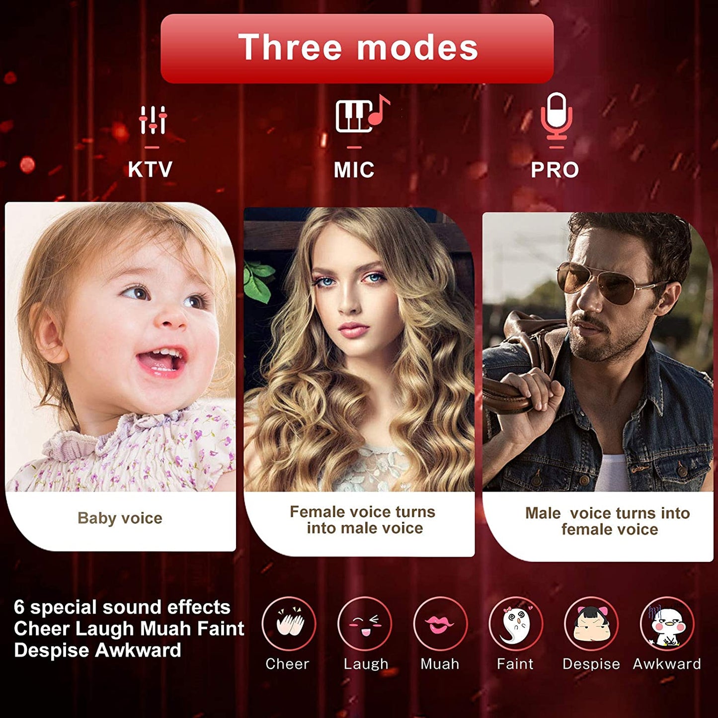 Wireless Karaoke Microphone pro