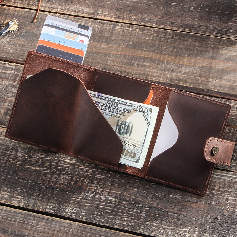 vintage box-shaped wallet