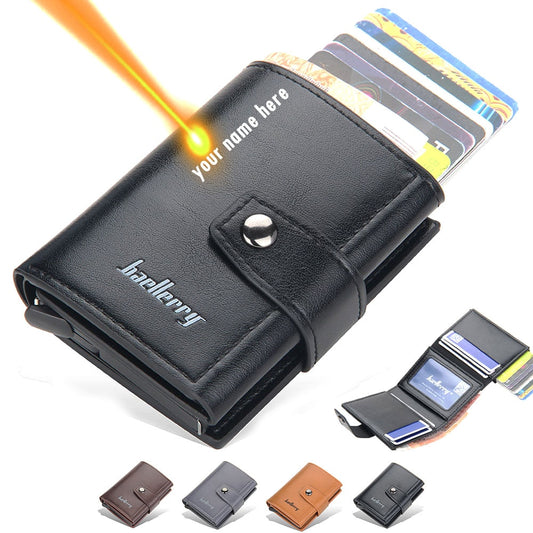 Anti RFID Blocking ID Credit Card Holder