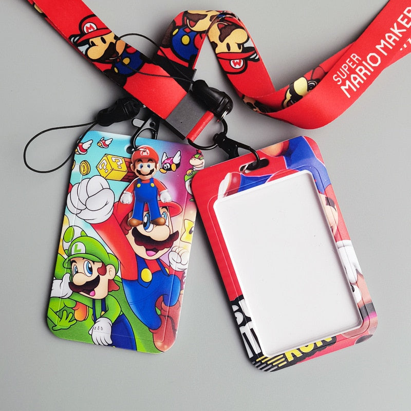 Anime Mario Credential Holder