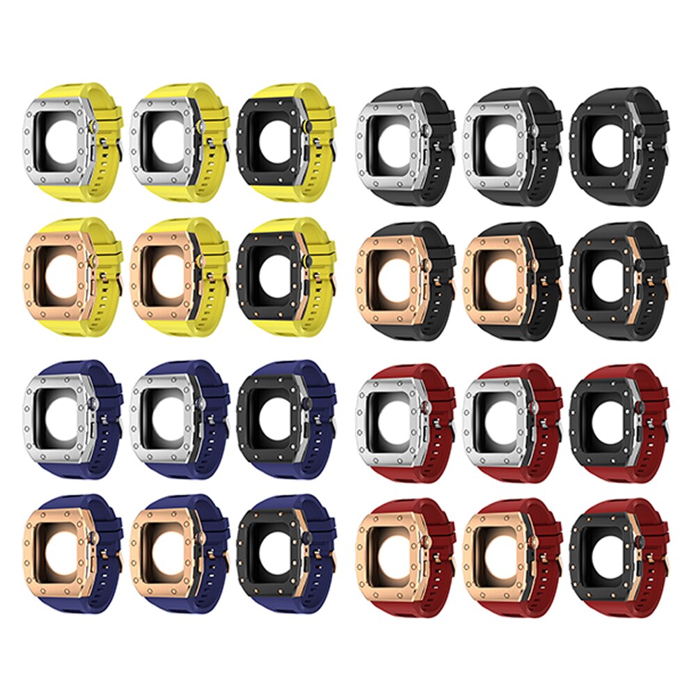 Metal Frame Bezel Case Watch Band for IWatch