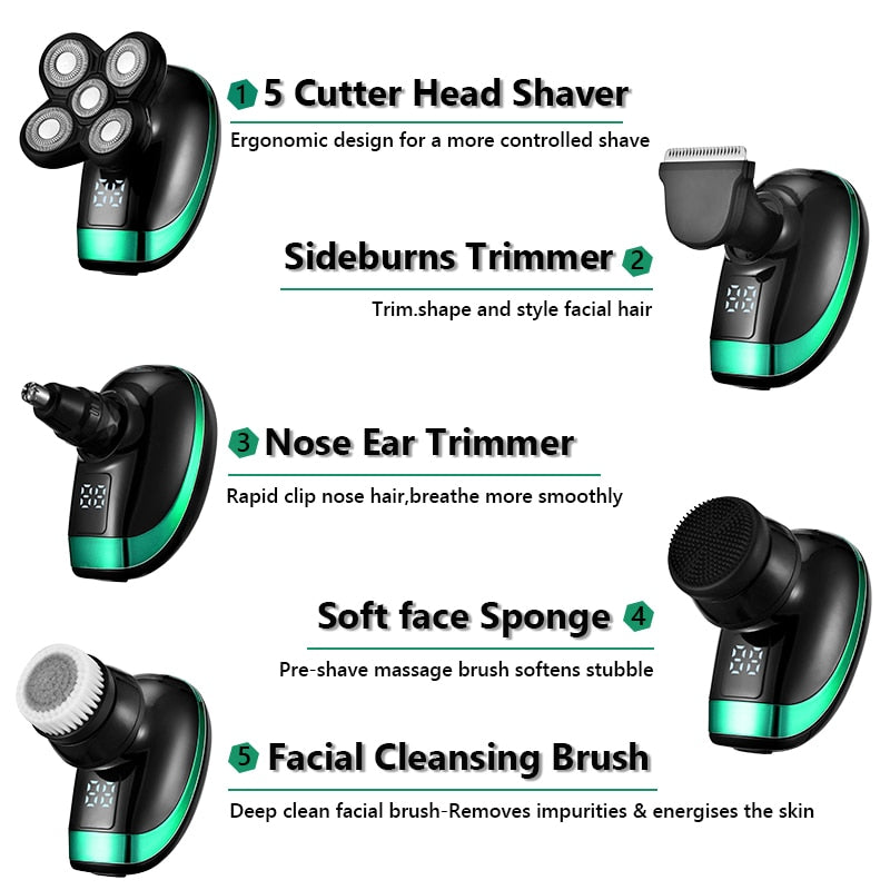 5 IN 1 Electric Razor Electric Shaver