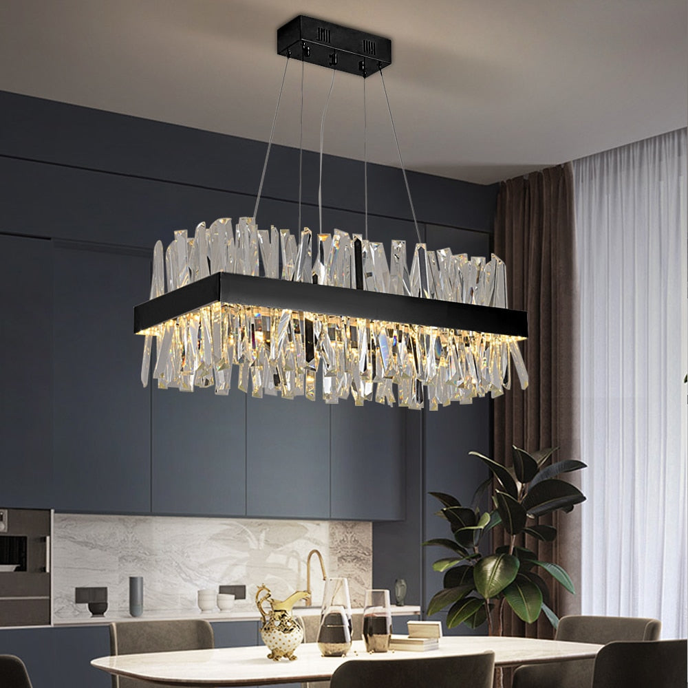 smart wifi Modern Crystal Chandelier