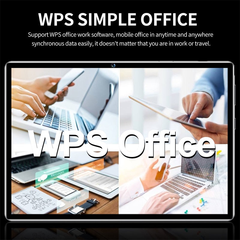 HD 4k Bildschirm Android 11 Snapdragon 845 12 Zoll Computer Tablet PC 5G/4G mit Tastatur