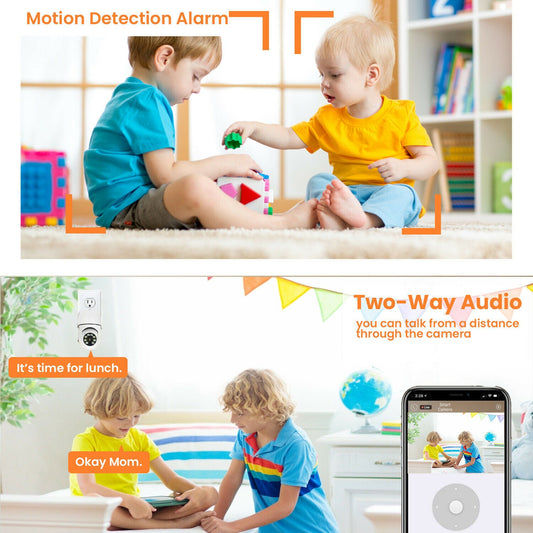 1080P Light Bulb Security Camera