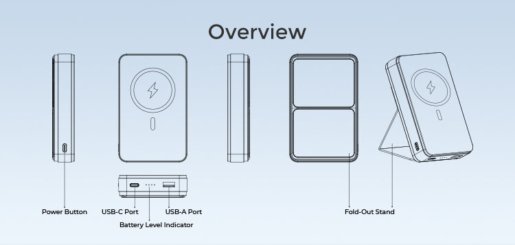 Merlin Magsafe wireless power bank