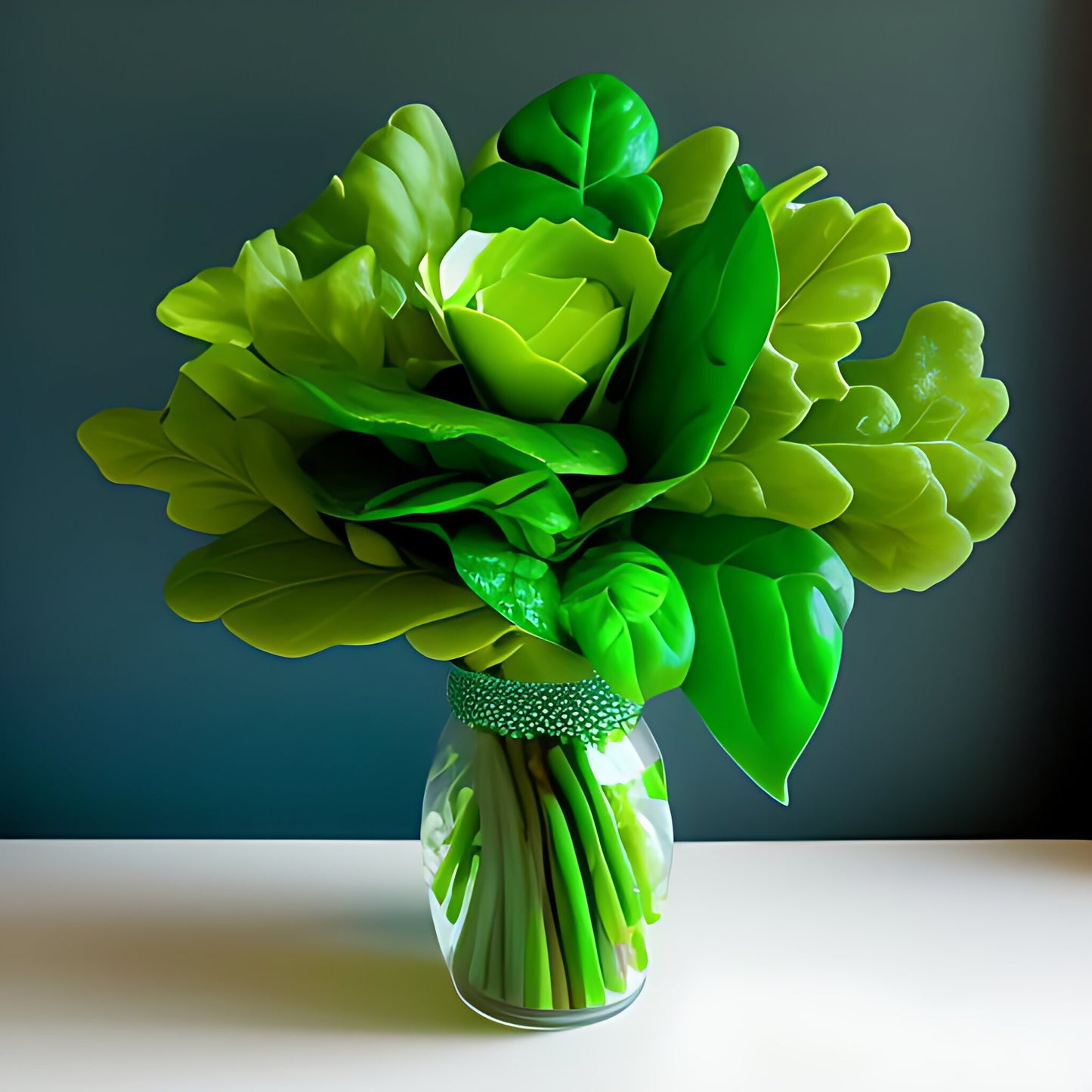 edible aquaponic event vegetable leafy green bouquets