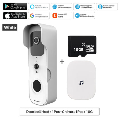 Tuya Smart Video Doorbell WiFi 1080P Video Intercom
