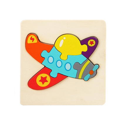 Cartoon 3D Puzzle Wooden Toy