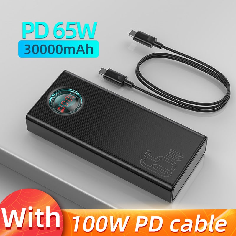 Merlin 65W Power Bank 30000mAh PD Quick Charge