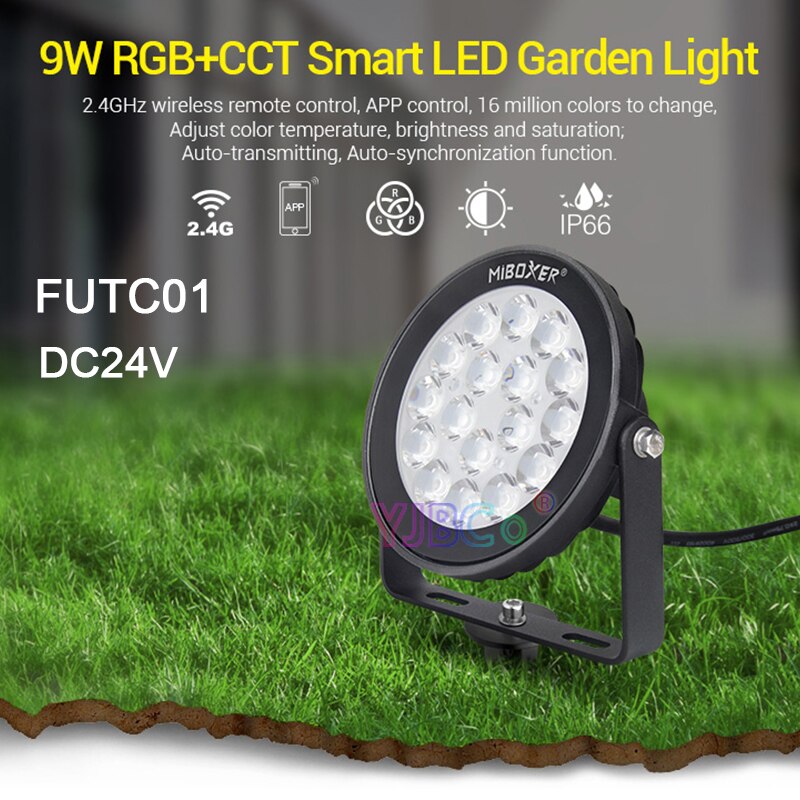 9w RGB+CCT Smart LED Garden Light