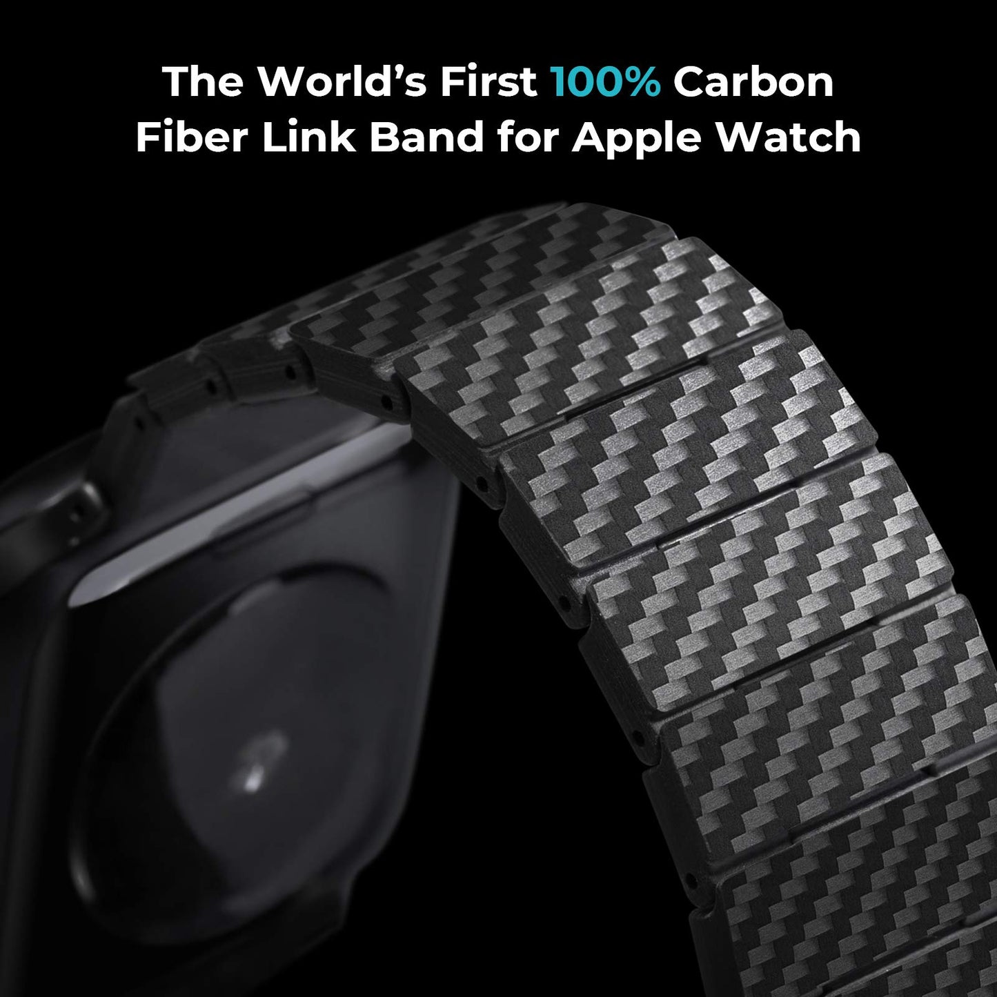 Carbon Fiber Strap For Apple