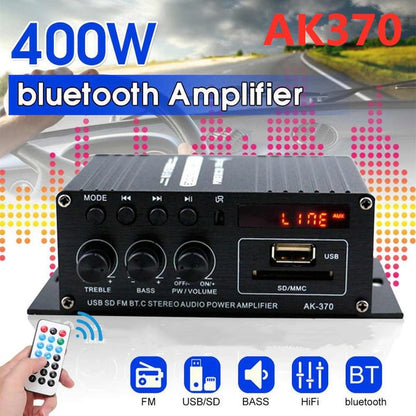 personal 800w Power Amplifier 2 Channel Bluetooth 5.0