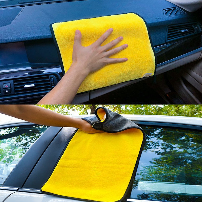 Ultra Soft 30*30/60CM Car Wash Microfiber Towel Car Cleaning Drying Cloth Car Care Cloth Detailing Car Wash Towel Never Scratch