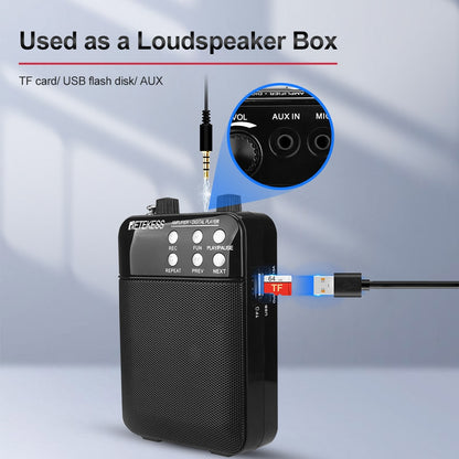 Portable 3W FM Recording Voice Amplifier