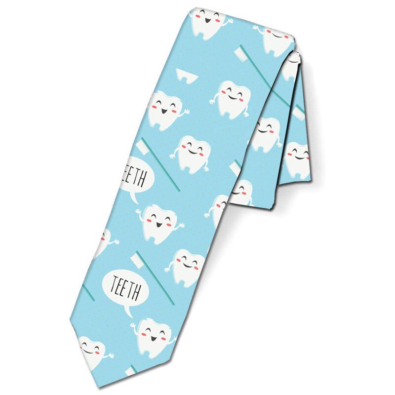 8cm tie! Featuring an upbeat science motif