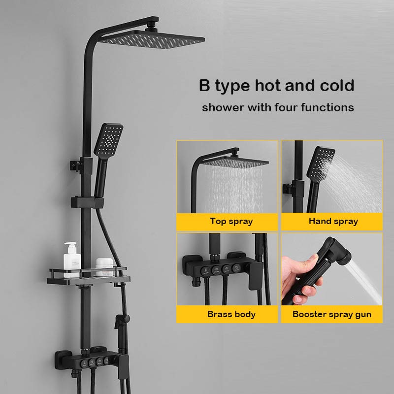 thermostatically pressurized showerhead