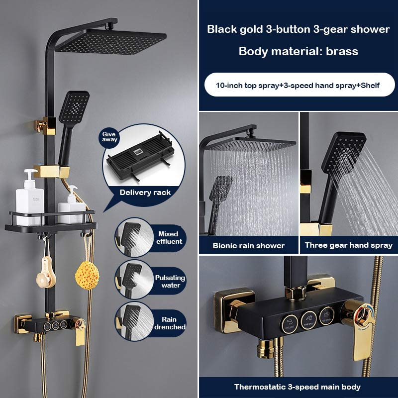 thermostatically pressurized showerhead