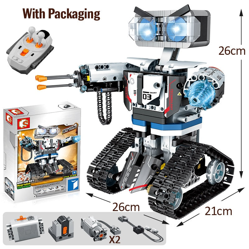 611PCS CRC Robot Electric Building Blocks set