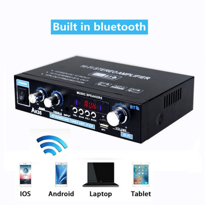 personal 800w Power Amplifier 2 Channel Bluetooth 5.0