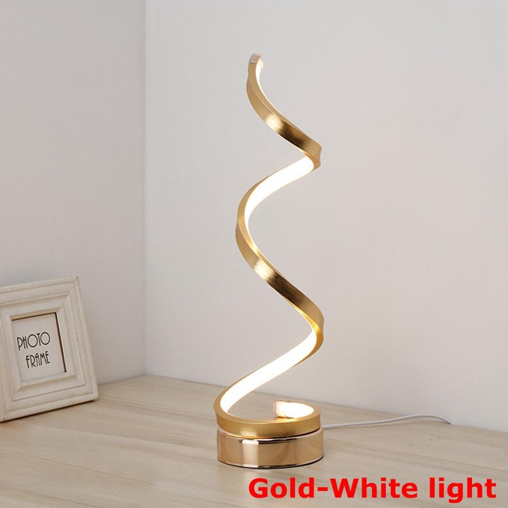 24W Spiral LED Table Desk Lamp