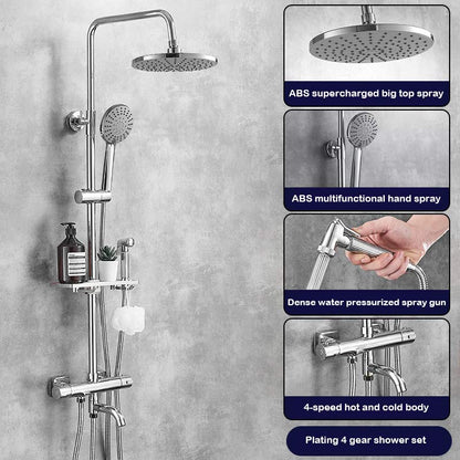 thermostatically pressurized showerhead