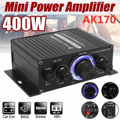 personal 800w Power Amplifier 2 Channel Bluetooth 5.0