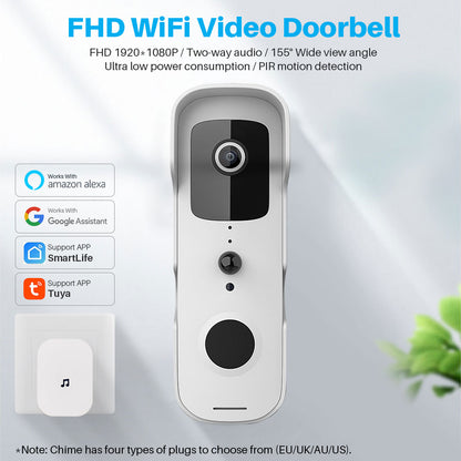 Tuya Smart Video Doorbell WiFi 1080P Video Intercom