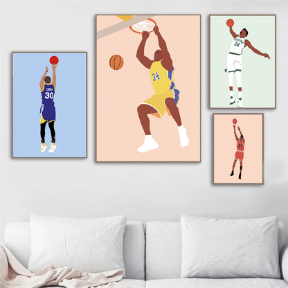 basketball Super Star Portrait