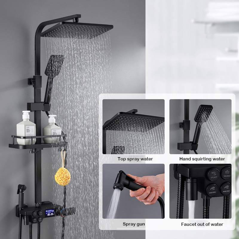 thermostatically pressurized showerhead