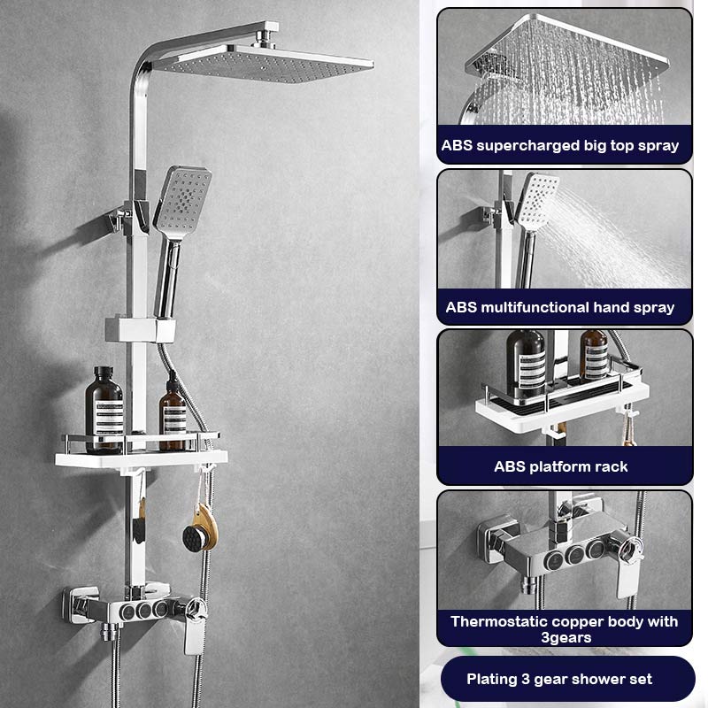 thermostatically pressurized showerhead