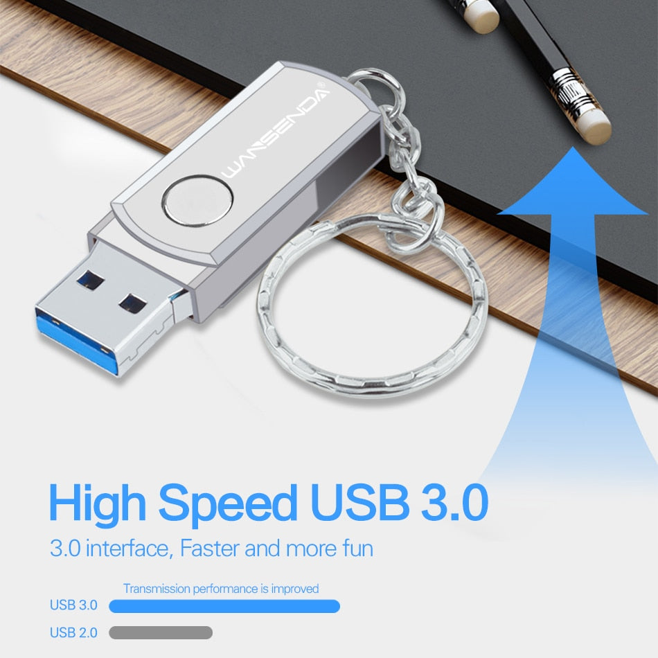 Stainless Steel USB 3.0 Flash