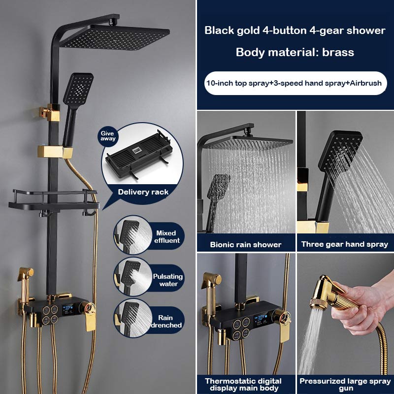 thermostatically pressurized showerhead