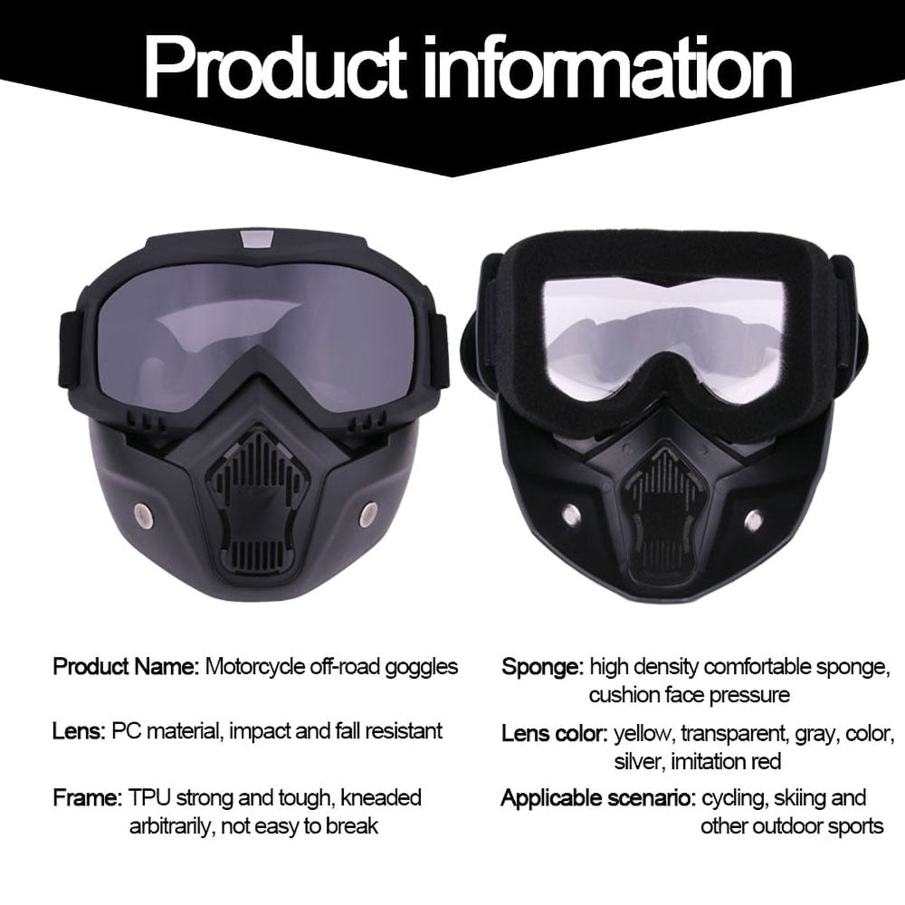 Windproof Mask Goggle HD