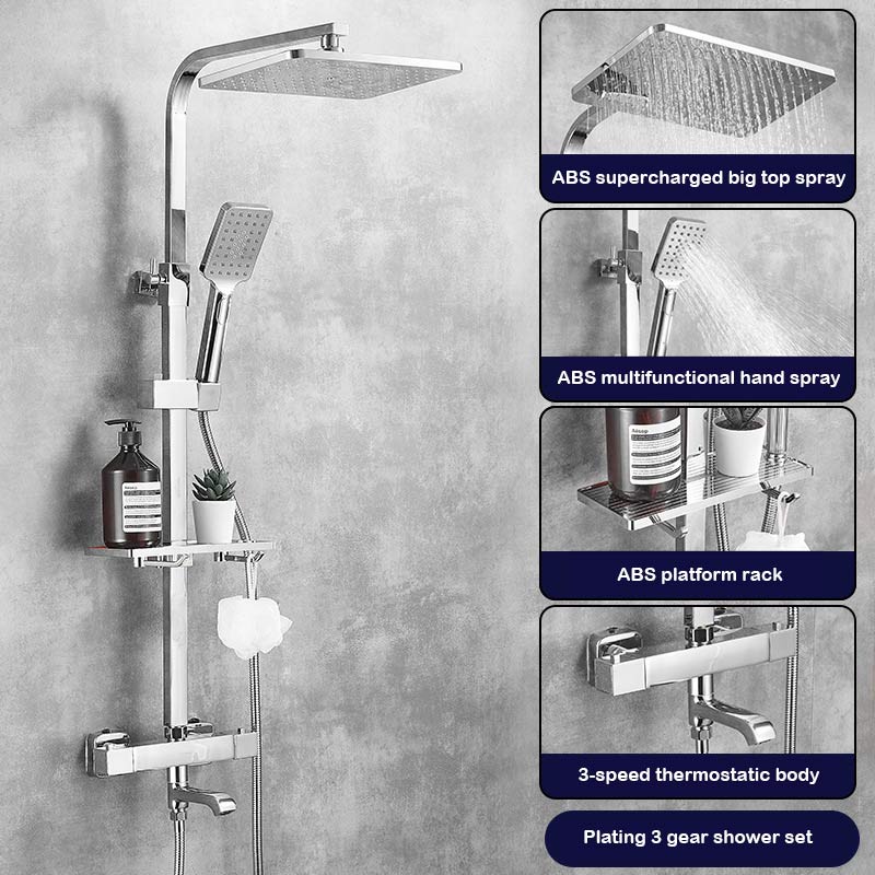 thermostatically pressurized showerhead