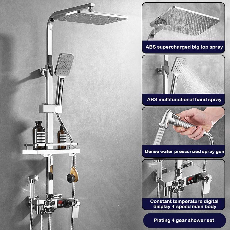 thermostatically pressurized showerhead