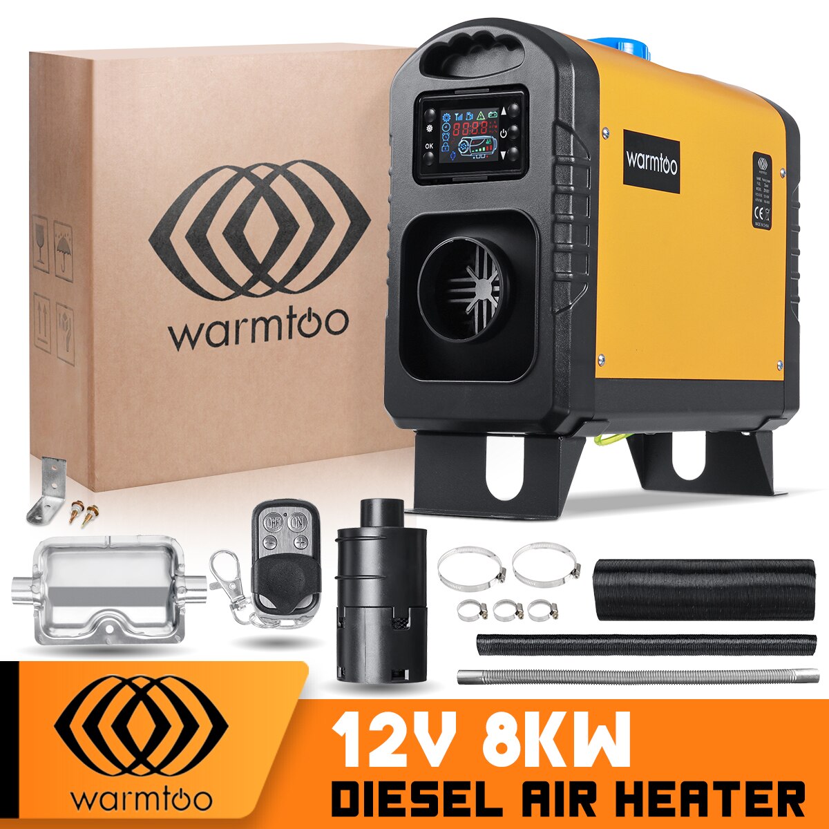 8KW 12V universal Car Heater