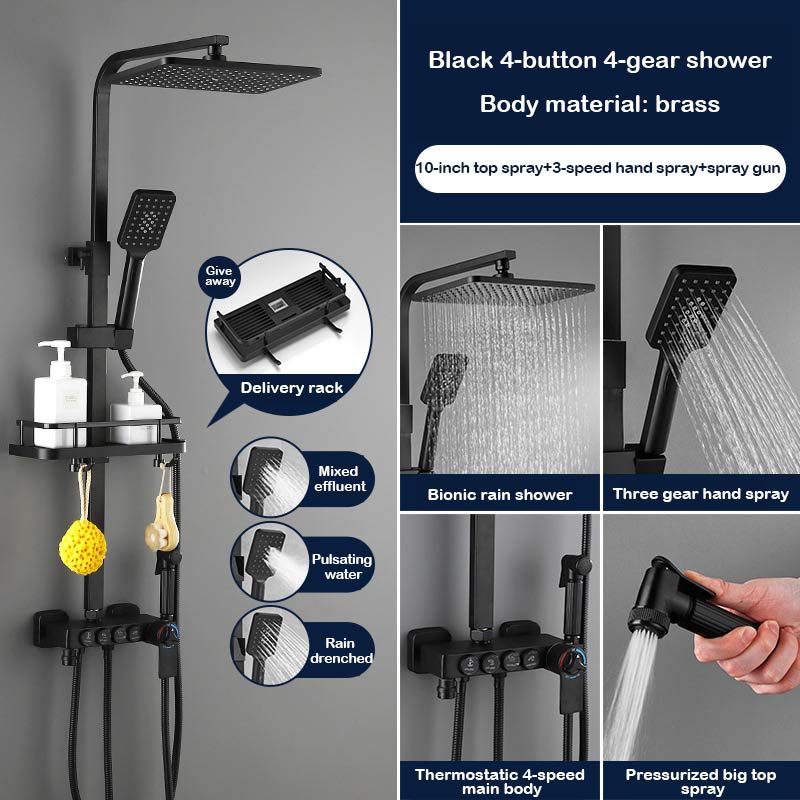 thermostatically pressurized showerhead