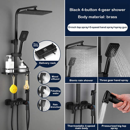 thermostatically pressurized showerhead