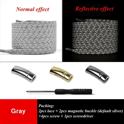 Reflective Magnetic Shoelaces