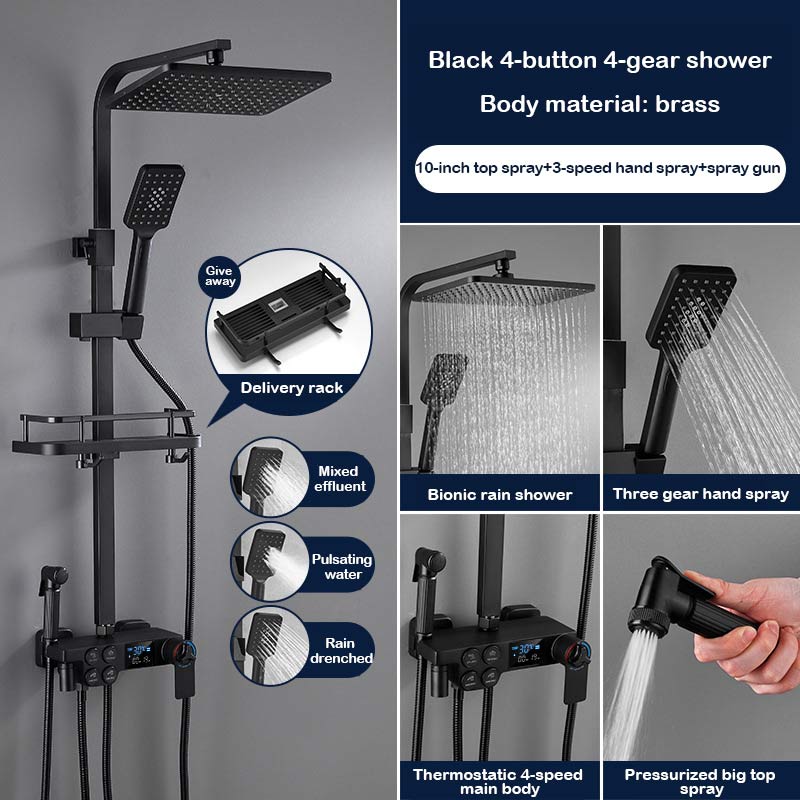 thermostatically pressurized showerhead